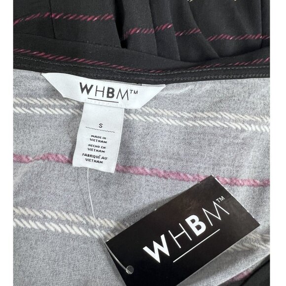 White House Black Market‎ Dress Size Small Dashing Stripe Black With Pockets - Picture 3 of 4